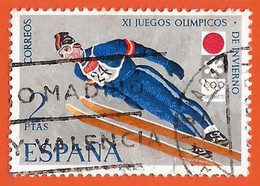 España. Spain. 1972. Edifil # 2074. Salto De Trampolin - Plongeon