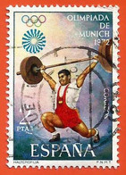 España. Spain. 1972. Edifil # 2099. Halterofilia - Weightlifting