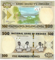Rwanda 500 Francs 2019 UNC - Ruanda