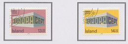 Islande - Island - Iceland 1969 Y&T N°383 à 384 - Michel N°428 à 429 (o) - EUROPA - Used Stamps