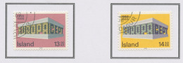 Islande - Island - Iceland 1969 Y&T N°383 à 384 - Michel N°428 à 429 (o) - EUROPA - Usados