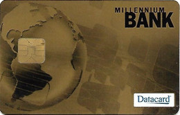 @+ Carte à Puce Demonstration DataCard - Millennium Bank - Tarjeta Bancaria Desechable