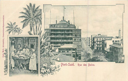 CPA  Afrique Egypte > Port-Saïd Rue Des Bains - Mieli - Port-Saïd