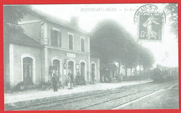 Mirebeau-sur-Bèze - La Gare - Reproduction CPA - Mirebeau