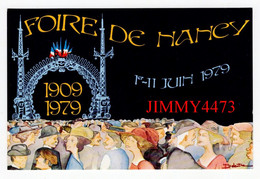 CPM - FOIRE DE NANCY 1909 - 1979 - 1er -11 JUIN 1979 - Edit. AU CARTOPHILE - Nancy - Bourses & Salons De Collections