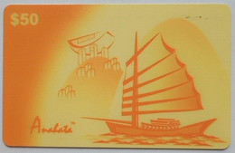 Hongkong $50 " Anahata  ( Boat ) " - Hong Kong