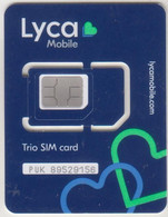 USA - Trio Sim Card, Lyca Mobile GSM Card , Mint - Cartes à Puce