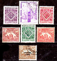 Madagascar -134- POSTAGE DUE STAMPS, Issued By 1908-1962 - Quality In Your Opinion. - Postage Due