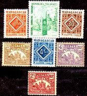 Madagascar -136- POSTAGE DUE STAMPS, Issued By 1908-1962 - Quality In Your Opinion. - Timbres-taxe