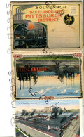 USA     Older Souvenir Folder Of  22 Views Steel Industry PITTSBURGH  DISTRICT - Pittsburgh