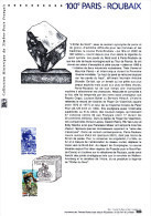 " 100 ANS DU PARIS-ROUBAIX " Sur Document Philatélique Officiel  De 2002 N°YT 3481. Parfait état. DPO - Ciclismo