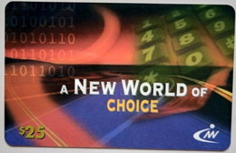 Hongkong $25 Talk Talk Card " A New World Of Choice " - Hongkong