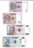 Congo Unc. Lot Of 4 Banknotes Congo REF AO 48 - Democratic Republic Of The Congo & Zaire