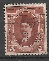 Egypte  N°  86  Perforé  C  CF    Oblitéré   B/TB       Voir Scans     Soldes ! ! ! - Used Stamps
