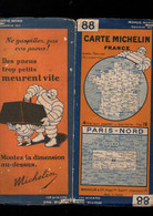 Carte Michelin   N°88...1915-38  Paris-Nord   (M5190) - Cartes Routières