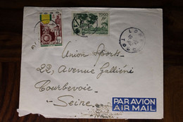 1952 Togo France Cover Colonie Timbre Médaille Militaire - Storia Postale