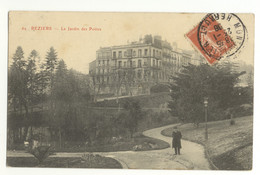 34 / CPA A - Bèziers - Le Jardin Des Poetes - Beziers