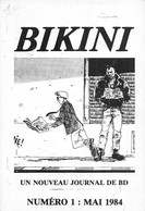 Thème.  Presse.  Bandes Dessinées   Bikini  N° 1 Illustration  Ucciani  10x15  (voir Scan) - Comics