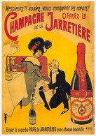 Thème.  Publicité Alcool  Champagne De La Jarretière   Tirage En 10x15 D'une Reproduction D'origine   (voir Scan) - Publicité