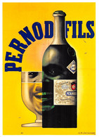 Thème.  Publicité Alcool  Pernod Fils    Tirage En 10x15 D'une Reproduction D'origine Par  Cassandre    (voir Scan) - Advertising