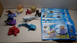 2016 Ferrero - Kinder Surprise -  SD302 - SD309 - Finding Dory - Complete Set + 8 BPZ's - Monoblocchi