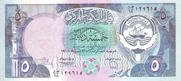 KUWAIT 5 DINARS 1991 P 14c UNC SC NUEVO - Koweït