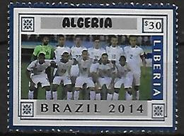 LIBERIA  N° 5386 * *  Cup 2014   Football Soccer Fussball Algerie - 2014 – Brésil