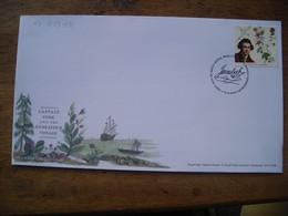 FDC Captain Cook And The Endeavour Voyage, Joseph Banks Naturalist - 2011-2020 Decimal Issues
