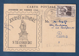 ⭐ France - Journée Du Timbre De Strasbourg - 1946 ⭐ - Cartas