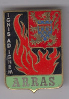 Sapeurs Pompiers De ARRAS - Insigne Drago Paris - Firemen