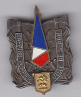 Sapeurs Pompiers Ville De SEDAN   - Insigne émaillé Arthus Bertrand - Bombero