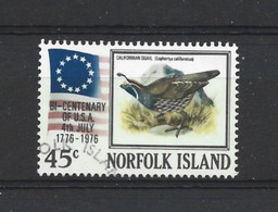 Norfolk 1976 Bird Y.T. 176 (0) - Isla Norfolk