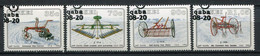 Ciskei Mi# 219-22 FDC-gestempelt/CTO - Farming Machines - Ciskei