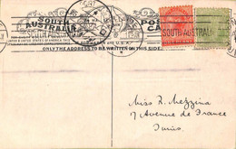 Ac6723 -  SOUTH AUSTRALIA  - Postal History - POSTCARD To TUNIS Via SUEZ !  1910 - Briefe U. Dokumente