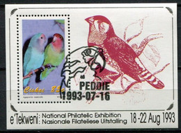 Ciskei Mi# Block 8 FDC-gestempelt/CTO - Fauna Cage Birds - Ciskei