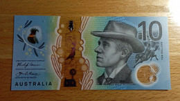 Australia 10 Dollars 2017- UNC FdS Lowe Fraser Polymer - 2005-... (polymer Notes)