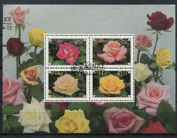 Ciskei Mi# Block 10 FDC-gestempelt/CTO - Flora Roses - Ciskei