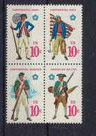 USA/United States 1975: Uniformen **/MNH  Mi.-Nr. 1175-78 Zdr. - Unused Stamps