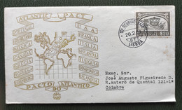 PORTUGAL  ATLANTIC PACT NATO REUNION PACTO DO ATLANTICO 1952 CLUBE FILATÉLICO DE PORTUGAL LISBOA - NAVO