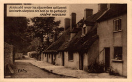 ARSENE HOUSAYE JE SUIS ALLE REVOIR LES CHAUMIERES QUI FUMENT... PETIT VILLAGE DE CAMPAGNE - Philosophie & Pensées