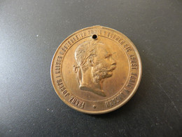 Medaille Medal Österreich Austria - Kriegsdienst Medaille - Kaiser Franz Joseph I. - 2. December 1873 - Other & Unclassified