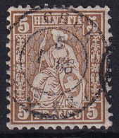 Zumstein 30 / Michel 22 - Sitzende Helvetia - Mit Vollstempel CHUR - Used Stamps