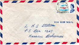 BAHAMAS,   Letter,  Bird, Flamingo  /    BAHAMAS, Lettre, Oiseau, Flamant, 1969 - Flamants