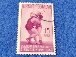 TÜRKEY--1940-50 -   15K DAMGALI - Used Stamps