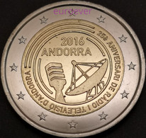 2 Euro Gedenkmünze 2016 Nr. 31 - Andorra - Rundfunk UNC Aus BU Coincard - Andorra