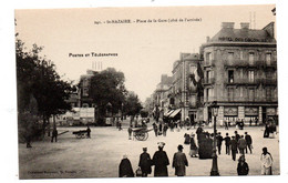 Saint Nazaire - Place  De La Gare - Postes Et Telegraphes - CPA °J - Saint Nazaire