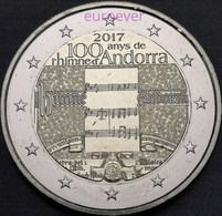 2 Euro Gedenkmünze 2017 Nr. 31 - Andorra - Hymne UNC Aus BU Coincard - Andorre