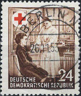 00469   - 0004 - 1MiNr. 385 DDR 1953 Ein Jahr Deutsches Rotes Kreuz In Der DDR - Gebraucht