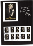 FRANCE 2009 Feuillet 10 Timbres Collector - Johnny Halliday Neuf - Collectors