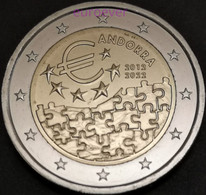 2 Euro Gedenkmünze 2022 Nr. 29 - Andorra - Währungsvereinbarung UNC Aus BU Coincard - Andorre